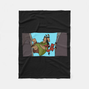 Chasm Emperor X27 S New Groove Clic  Fleece Blanket
