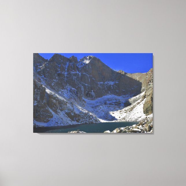 Chasm Lake III Canvas Print (Front)