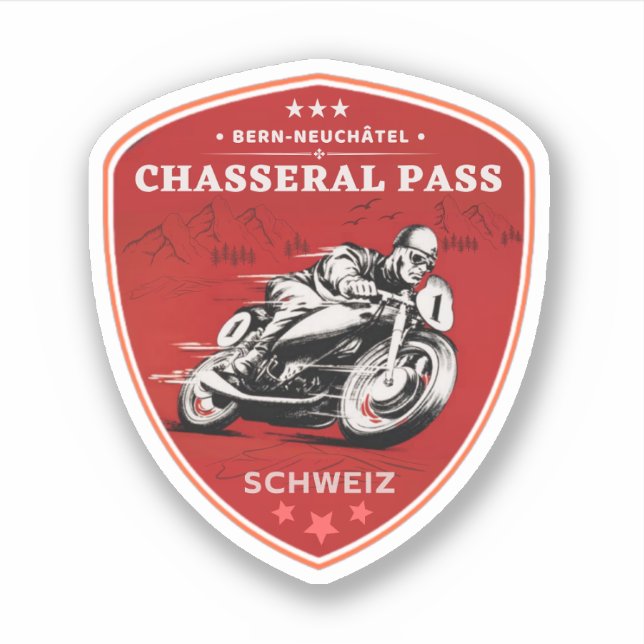Chasseral Pass swiss–alps motorcycle tour (Front)