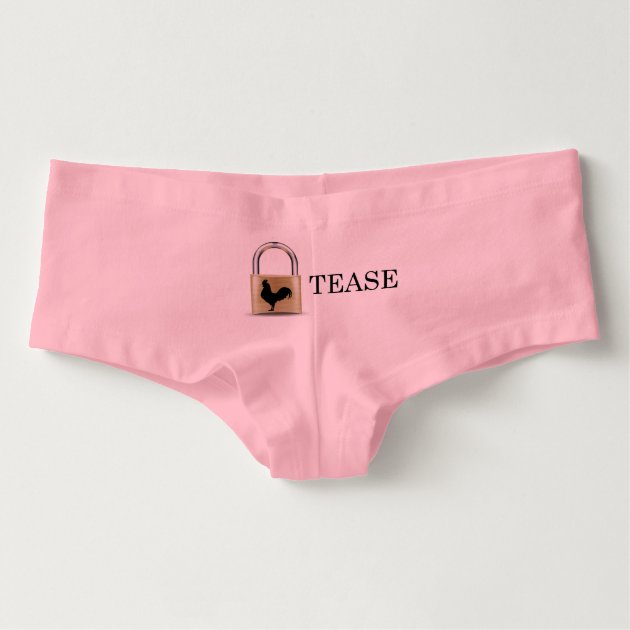 Chastity Lock Tease Panties Zazzle .nz