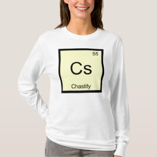 Chastity Name Chemistry Element Periodic Table T-Shirt