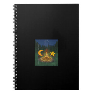 Chat Between The Moon Graphic Notebook