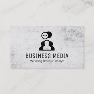 Chat Bubbles Group Business Card