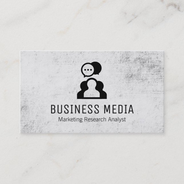 Chat Bubbles | Group Business Card (Front)