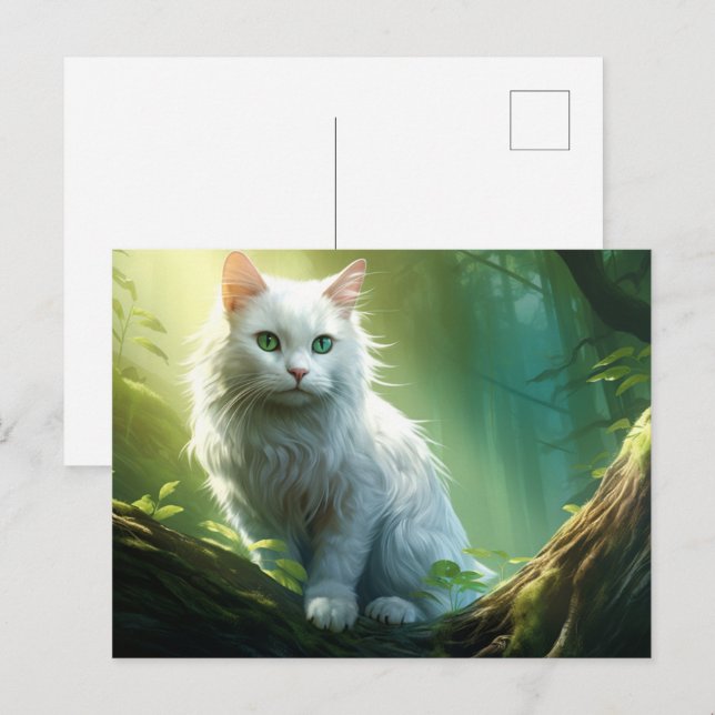 Chat Foret 10 Postcard (Front/Back)
