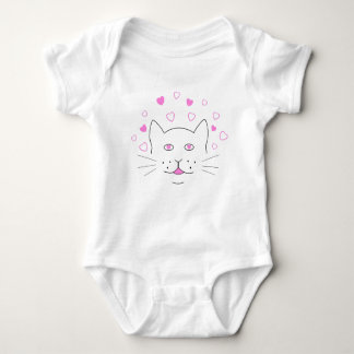 Chat Heart Baby Bodysuit