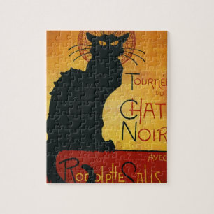 Chat Noir - Black Cat Jigsaw Puzzle