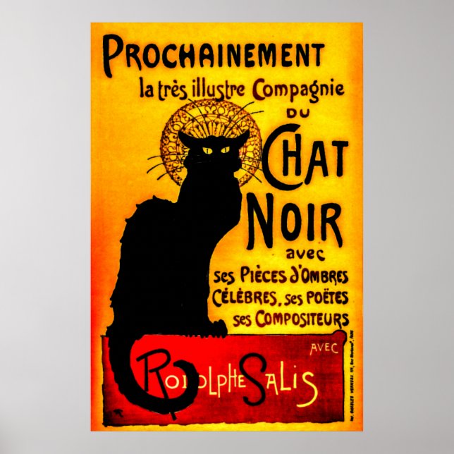 Chat Noir - Black Cat Poster (Front)