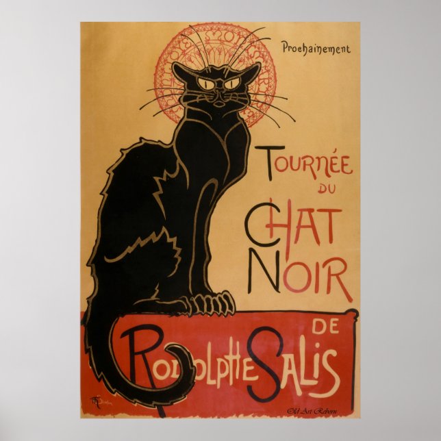 Chat Noir ~ Black Cat Poster (Front)