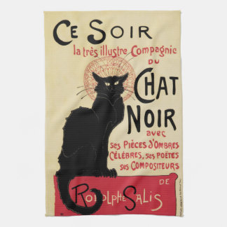 Chat Noir~Black Cat Tea Towel