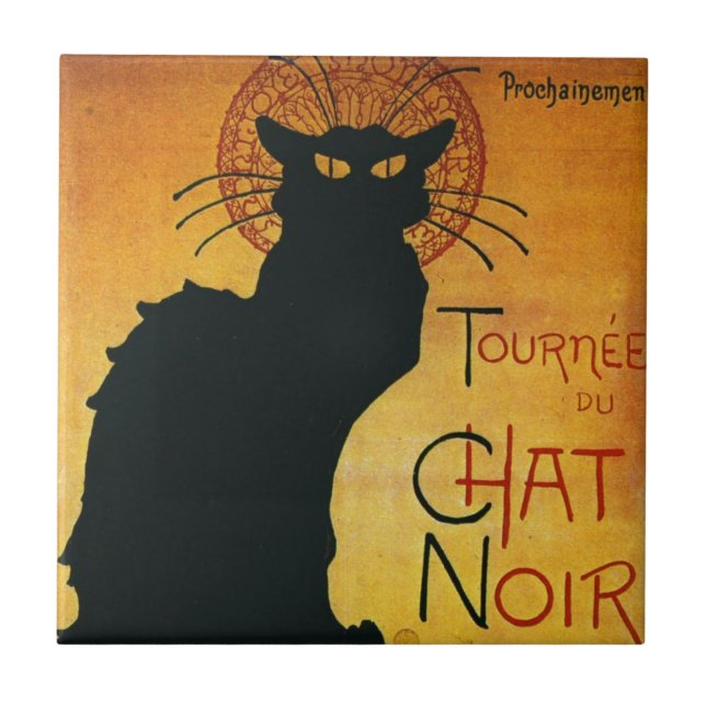 Chat Noir - Black Cat Tile (Front)