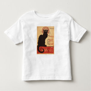 Chat Noir Cabaret Troupe Black Cat Promo Poster Toddler T-Shirt