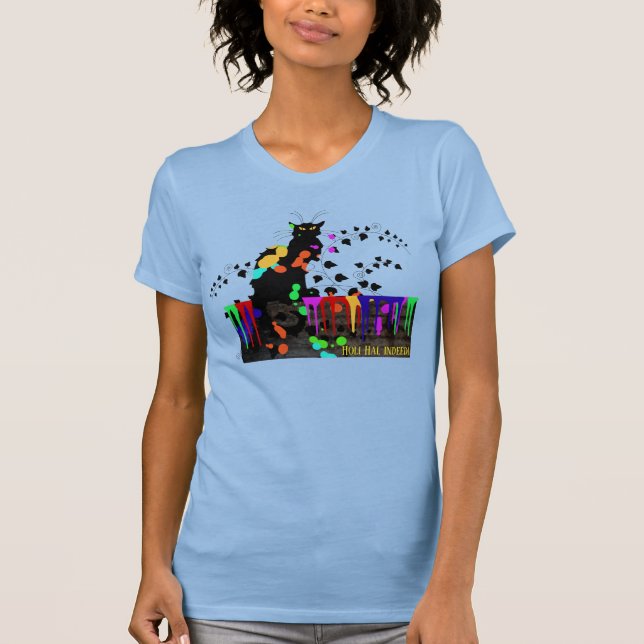 Chat Noir Holi Hai T-Shirt (Front)