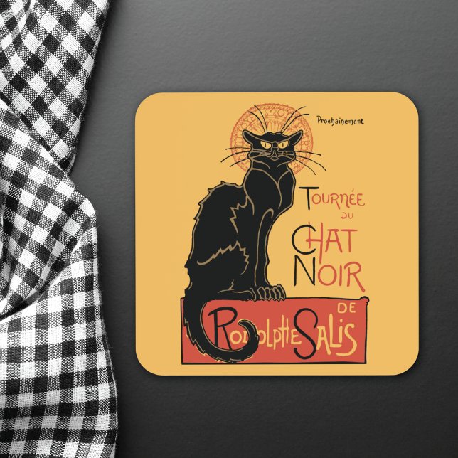 Chat Noir Théophile Alexandre Steinlen Coaster (Creator Uploaded)