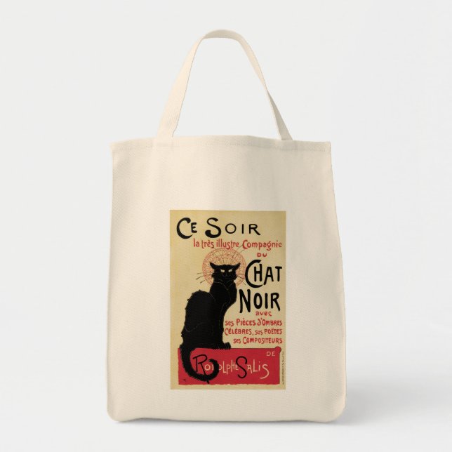 Chat Noir Tote Bag (Front)