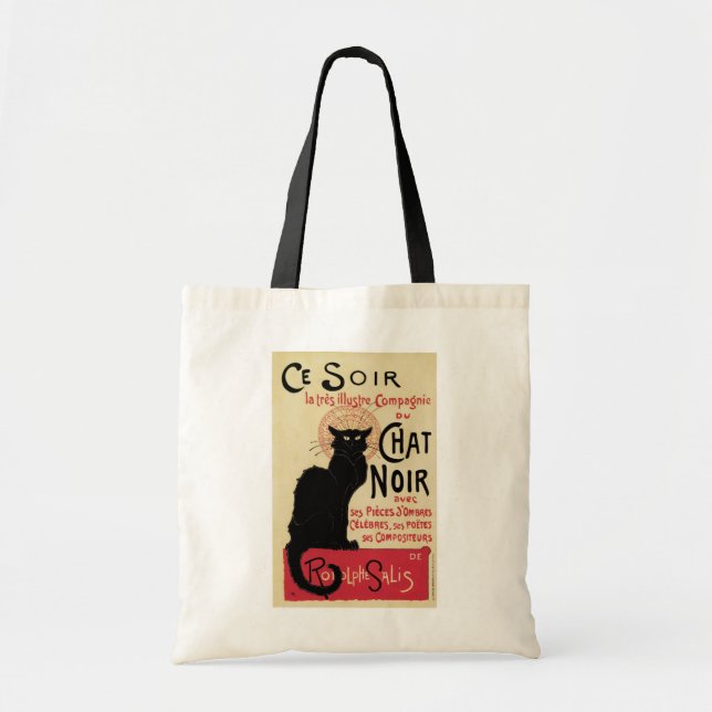 Chat Noir Tote Bag (Front)