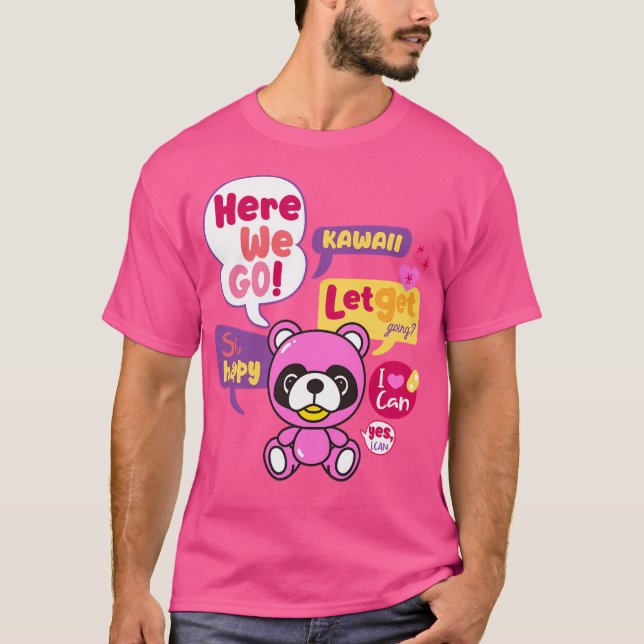 Chat With Bear T-Shirt (Front)