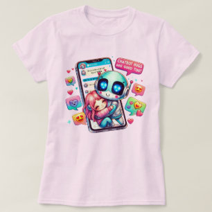 Chatbot Hugs Are Good Too 萌え Ai チャットボットのハグもいいで T-Shirt