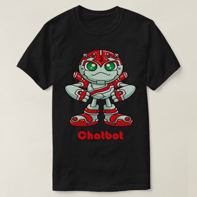 Chatbot Robot 1 T-Shirt (Design Front)