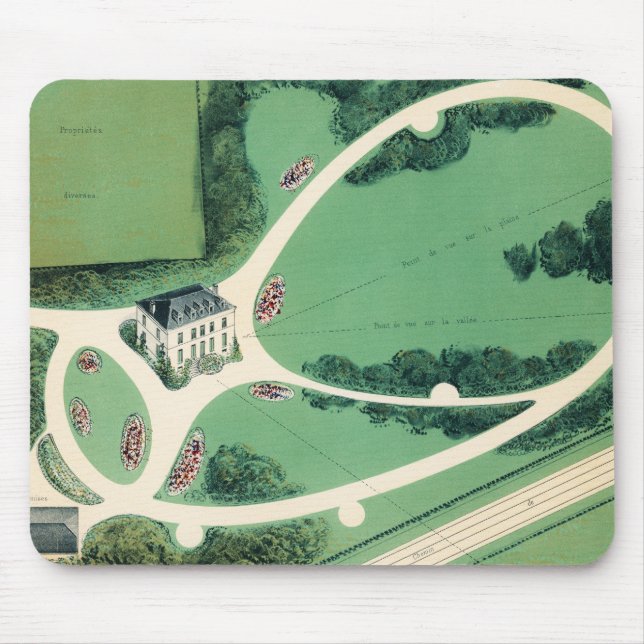 Chateau and Garden Mouse Pad (Front)