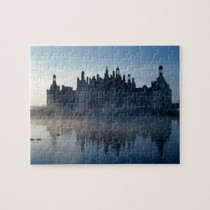 Chateau Chambord at dawn, Loir-et-Cher, Loire Jigsaw Puzzle