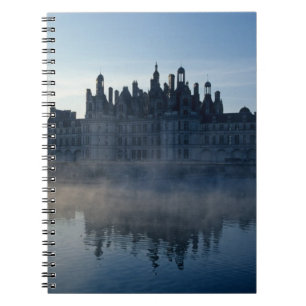 Chateau Chambord at dawn, Loir-et-Cher, Loire Spiral Notebook