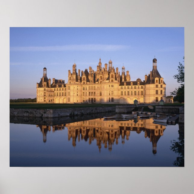 Chateau Chambord, Loire Valley, France Poster (Front)