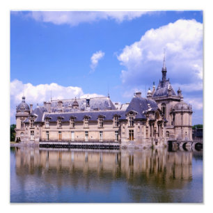 Chateau Chantilly, Oise, France Photo Print