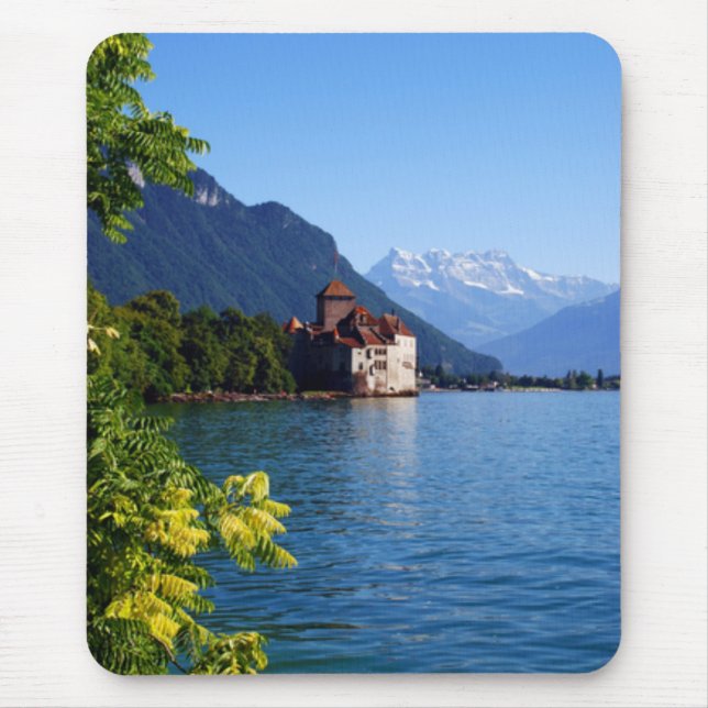 CHateau Chinon, Lake Geneva Mouse Pad (Front)