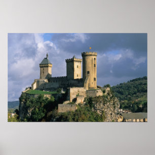 Chateau Comtal Chateau of the Counts of Poster