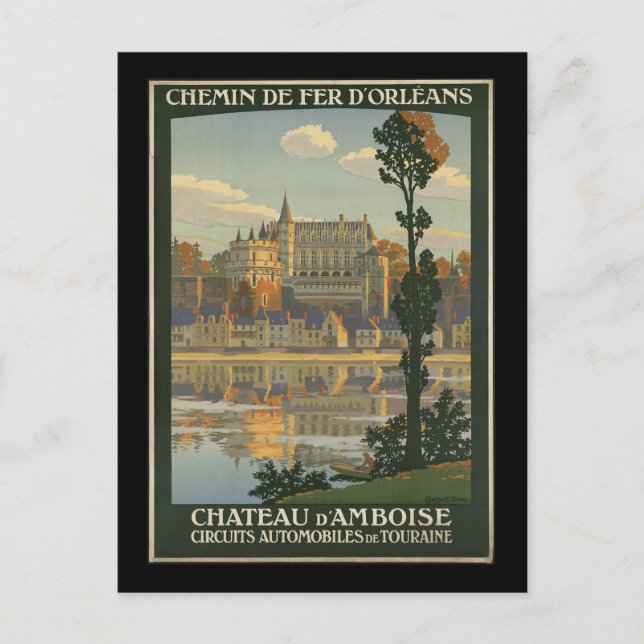 Chateau d'Amboise Postcard (Front)