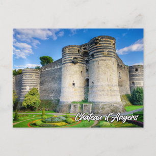 Chateau d'Angers, Angers, France Postcard