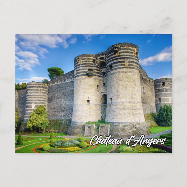 Chateau d'Angers, Angers, France Postcard (Front)