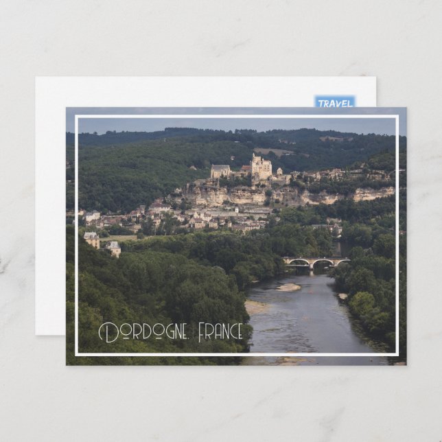 Château de Beynac, Dordogne, France Holiday Postcard (Front/Back)