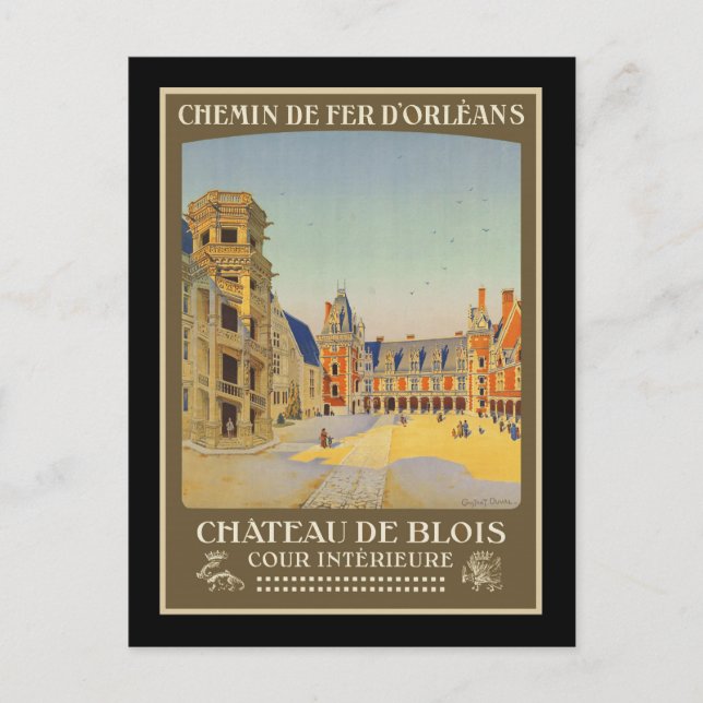 Chateau de Blois Cour intrieure Postcard (Front)