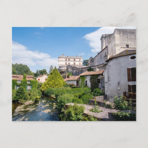 Château de Bourdeilles and Dronne River, Dordogne Postcard
