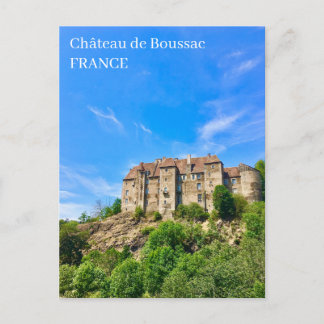 Château de Boussac Castle France Postcard