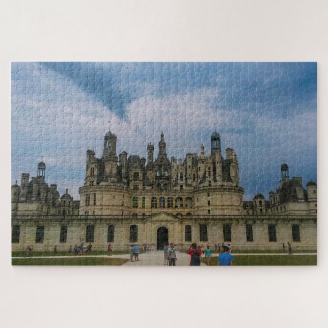 Château de Chambord Castle Architecture France Jigsaw Puzzle (Horizontal)