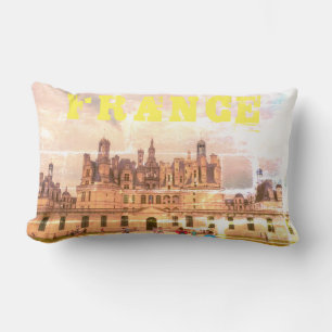 Château de Chambord Castle Architecture France Lumbar Cushion