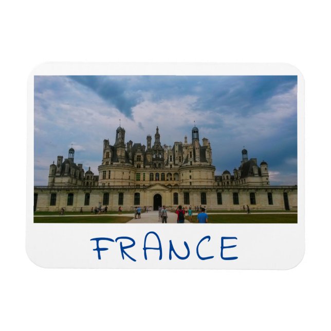 Château de Chambord Castle Architecture France Magnet (Horizontal)