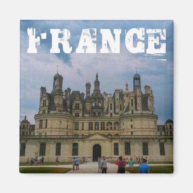 Château de Chambord Castle Architecture France Magnet (Front)