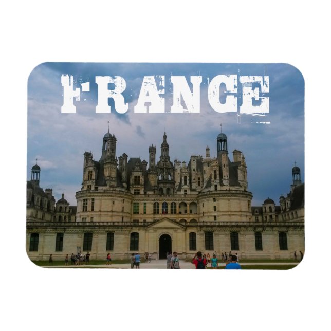 Château de Chambord Castle Architecture France Magnet (Horizontal)