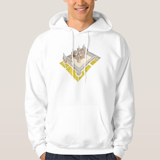 Chateau de Chambord Chambord Loir-et-Cher Hoodie (Front)