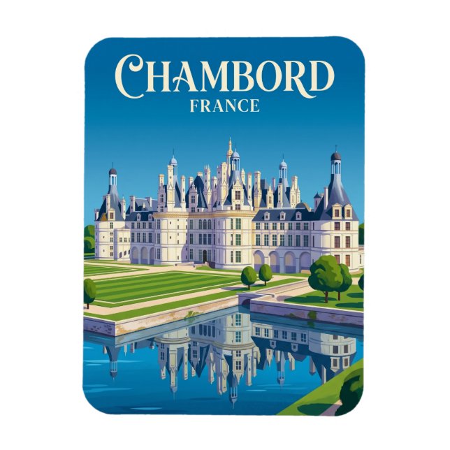 Château de Chambord France Magnet (Vertical)