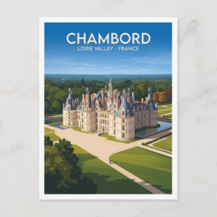 Château de Chambord France Postcard