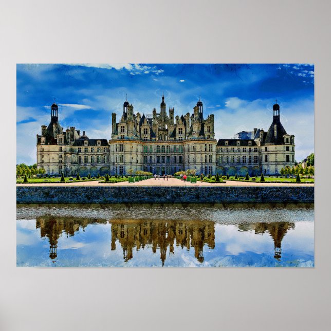 Chateau de Chambord, France. Poster (Front)