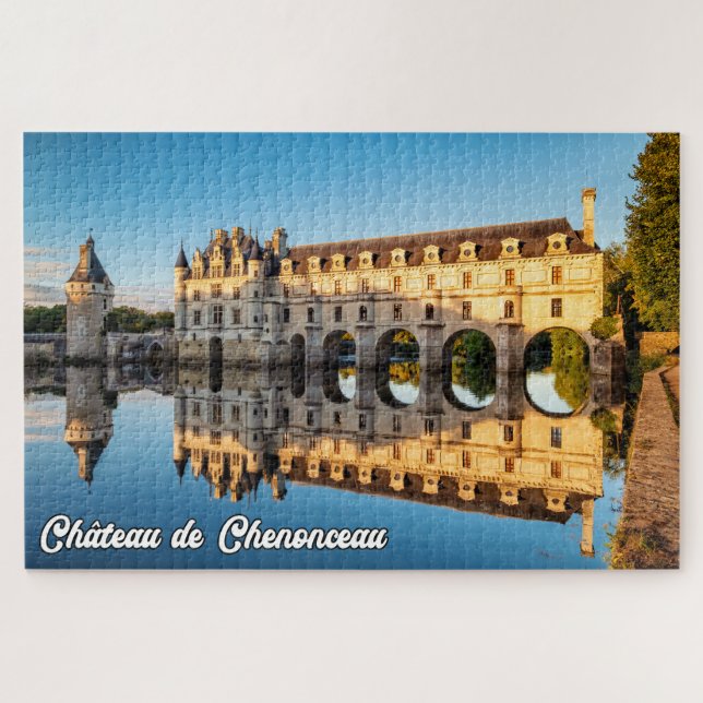Chateau de Chenonceau, France Jigsaw Puzzle (Horizontal)
