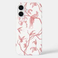 Chateau de Colombe Peacock toile iphone case