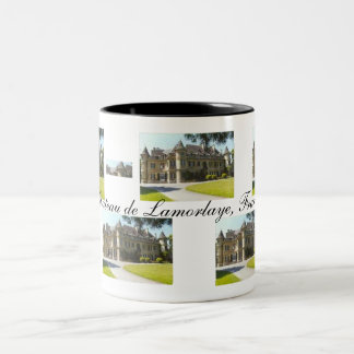 Chateau de Lamorlaye, France Two-Tone Coffee Mug