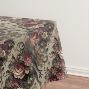 Château des Loups – Gothic Medium Print Tablecloth